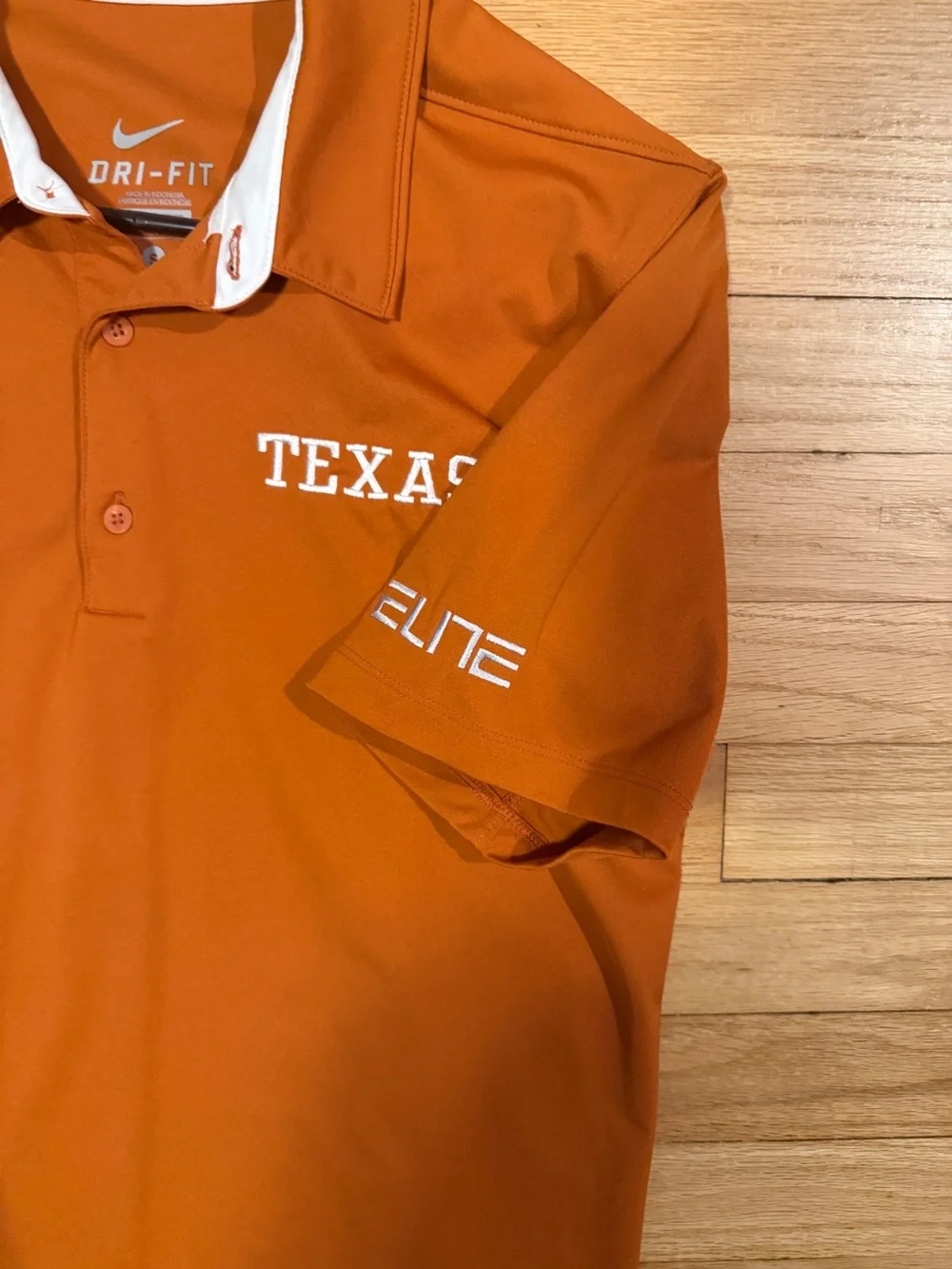 Nike Dri-FIT Texas Short-Sleeve Polo - Burnt Orange Elite